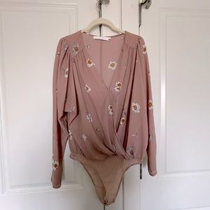ASTR floral bodysuit new without tags